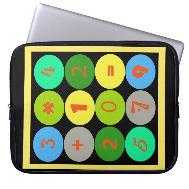 Funky konstig matematik Laptopfodral Laptop Fodral (Framsidan)