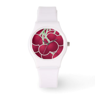 Funky körsbär armbandsur