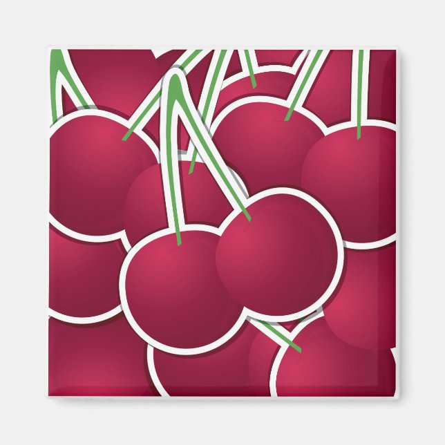 Funky körsbär magnet (Framsidan)
