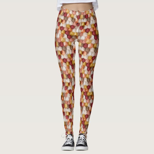 Funky kuber leggings (Framsida)