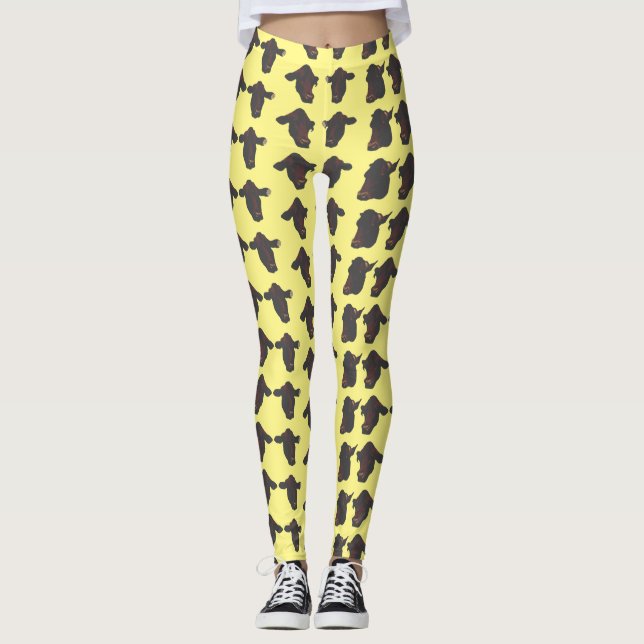 Funky Kugghuvudens benbalar Leggings (Framsida)