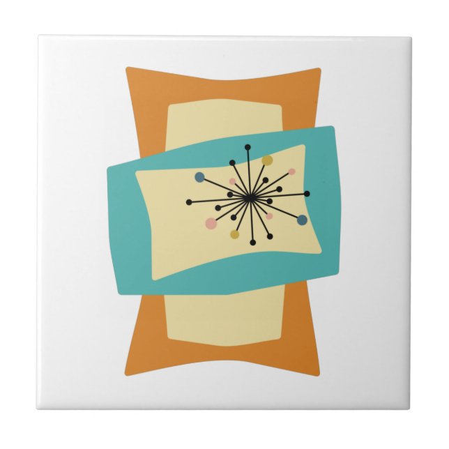 Funky, kvadratiska rektanglar, modern kakelplatta (Framsidan)