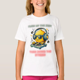 Funky Lemon DJ Groove Vibes i Stil T Shirt