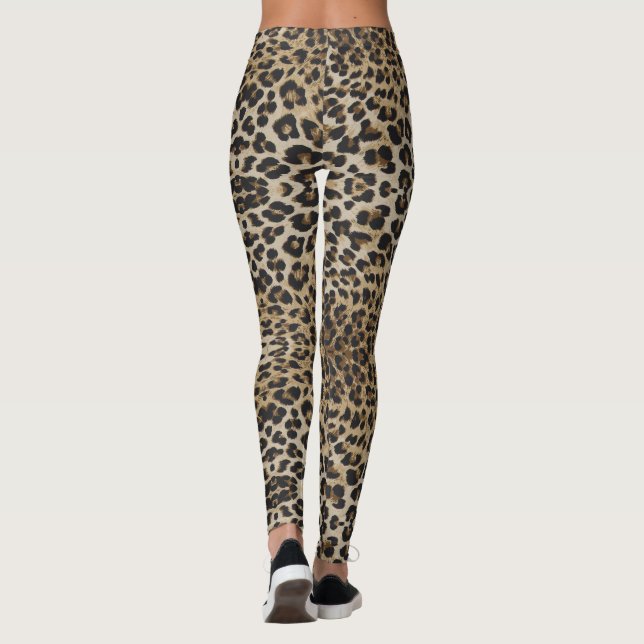Funky Leopard Print Leggings (Baksida)