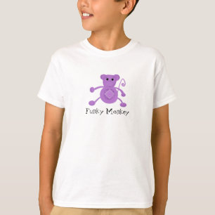 Funky Lila Monkey Tee Shirt