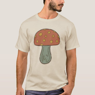 Funky Little Forest Mushroom T Shirt
