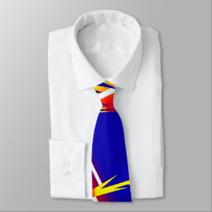 Funky Ljus Abstrakt Konst Thunder Tie Slips