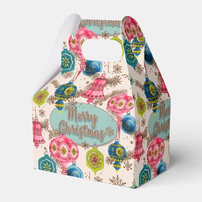 Funky Ljus Retro Jul Presentaskar (Framsidan Sidan)