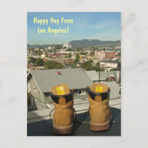 Funky Los Angeles Postcard! Vykort