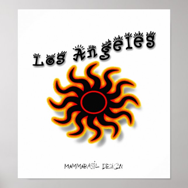 Funky Los Angeles Poster! Poster (Framsidan)