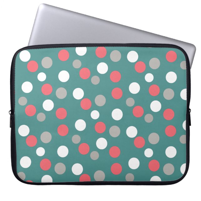 Funky Lycklig Bollar Geometry Laptop sleeve (Framsidan)