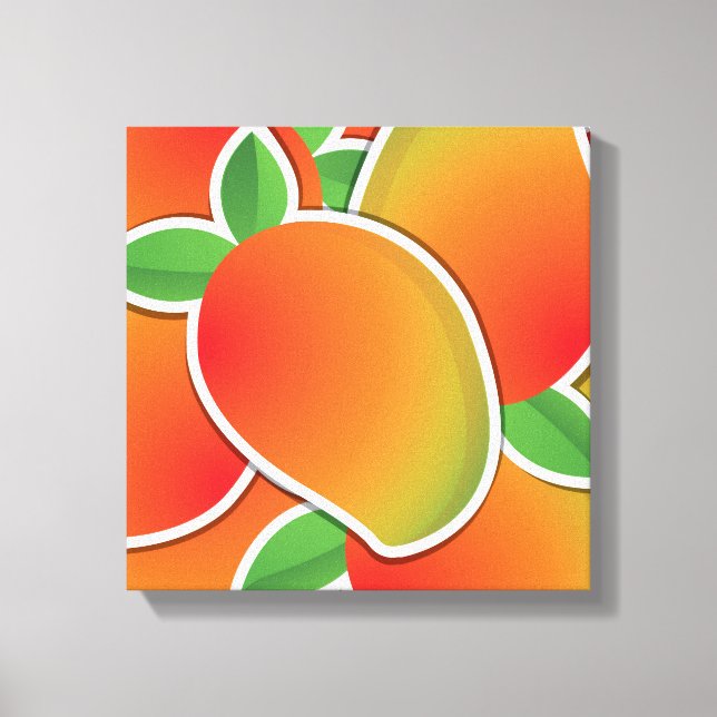 Funky mango canvastryck (Framsida)