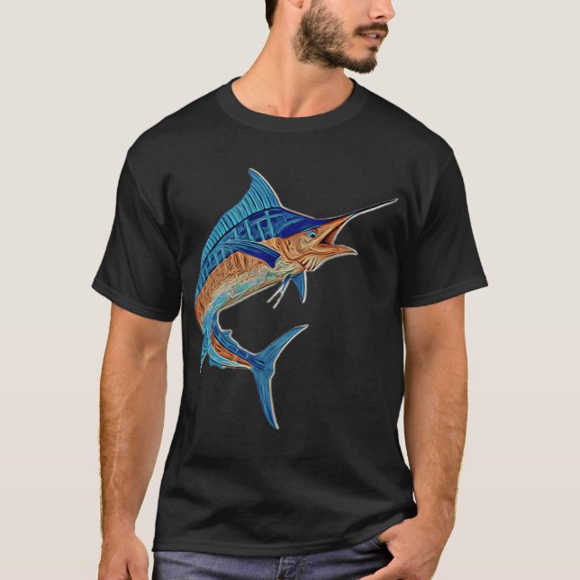 Funky Marlin T Shirt (Framsida)