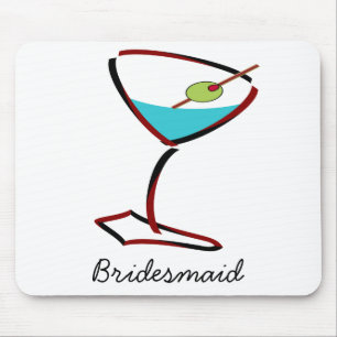 Funky martini red Bridesmaid Favors Musmatta