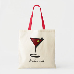 Funky martini Roligt Bridesmaid Favors Tygkasse
