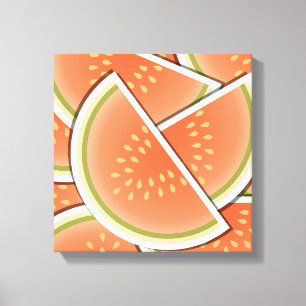 Funky melonwedons canvastryck
