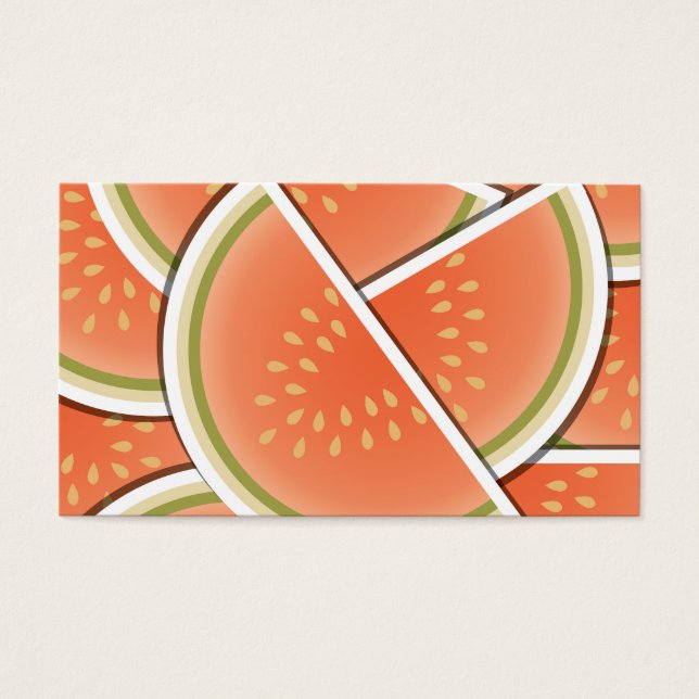 Funky melonwedons visitkort (Framsidan)