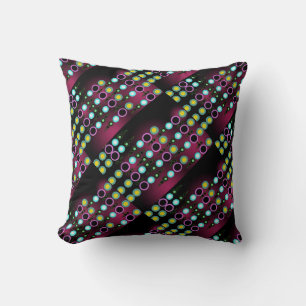 Funky Modern Dots Mönster textildyna Kudde