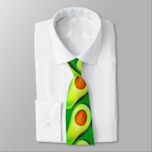 Funky modern grönt avocado foodie slips