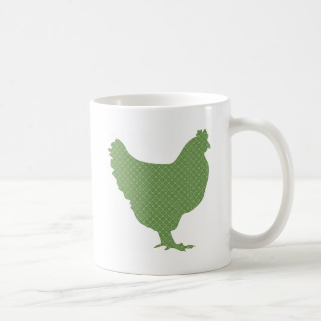 Funky modern kyckling kaffemugg (Höger)