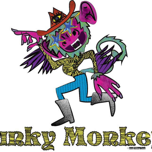 Funky Monkey  Klistermärken (Skapare uppladdad)