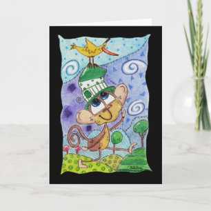 Funky Monkey och Banana Bird Kort