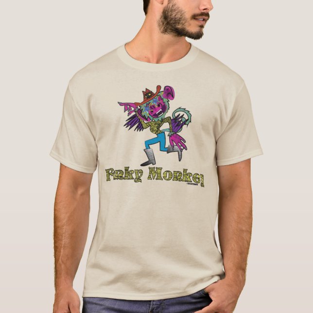 Funky Monkey  T Shirt (Framsida)