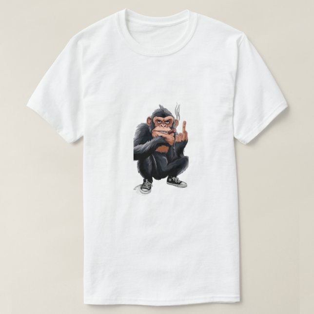 Funky Monkey  T Shirt (Design framsida)