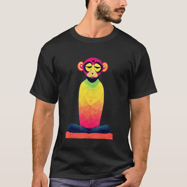 Funky Munky Third-Eye Monkey T Shirt (Framsida)