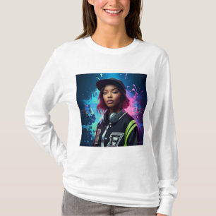 🎧 Funky Music Älskare DJ-Inspired Streetwear T- T Shirt