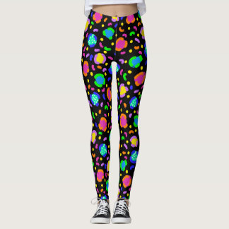 Funky Neon Leopard Leggings