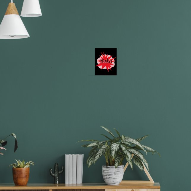 Funky och Edgy försäljningsskylt med fetstil och b Poster (Vardagsrum 1)