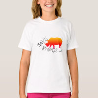 Funky och Stylish Save Rhinos Långärmad Top