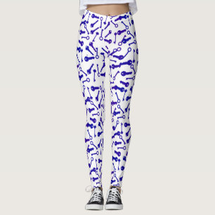 Funky Olika Nyckelformade Mönster Leggings
