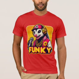 FUNKY-OPOSSUM DJ 5 T SHIRT