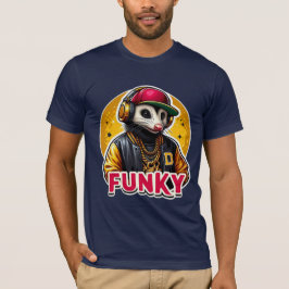 FUNKY-OPOSSUM DJ 6 T SHIRT