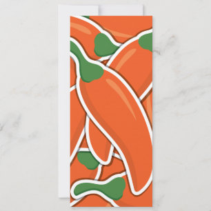 Funky orange chilipeppar