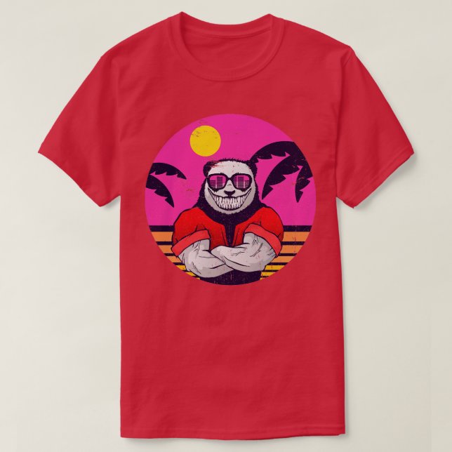 Funky panda t shirt (Design framsida)