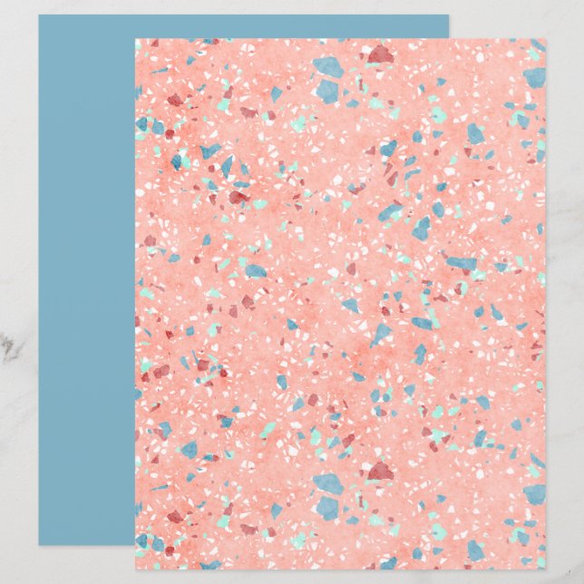 Funky Papper färglös Mosaic Art-skrapbok (Fram/baksida)