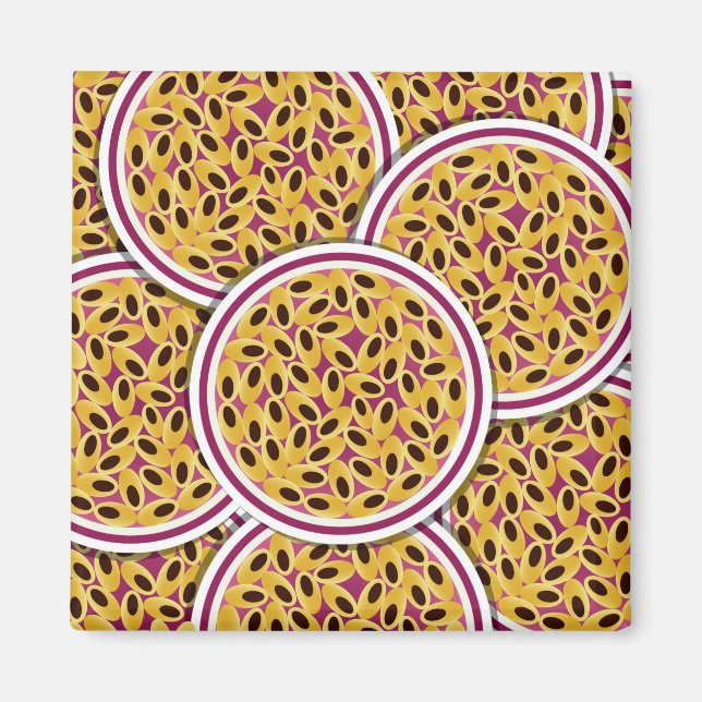 Funky passion-frukt magnet (Framsidan)