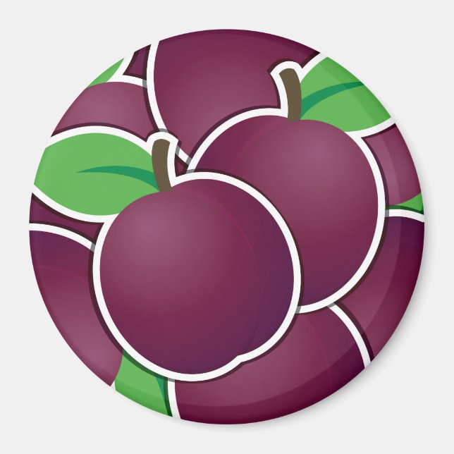 Funky plum magnet (Framsidan)