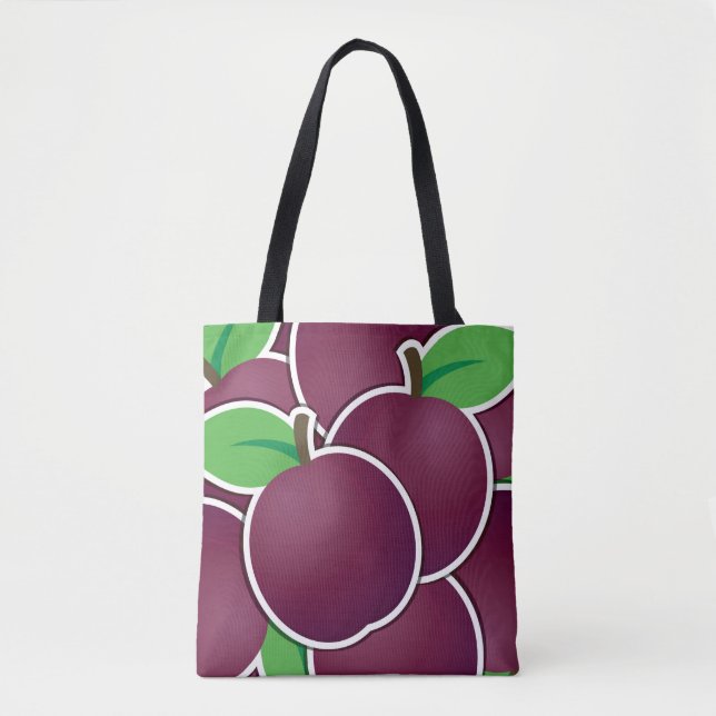 Funky plum tygkasse (Framsida)