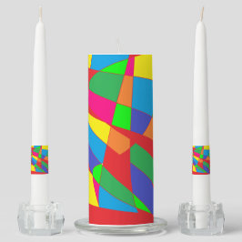 Funky popkonsstearmljus som är utformade för ljus