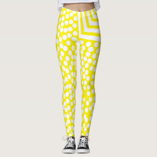 Funky prickiga randiga tjocka leggings