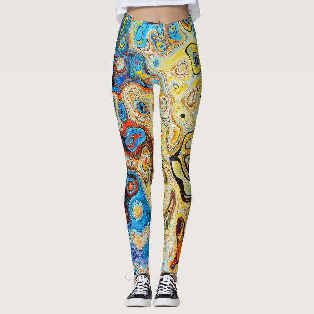 Funky Psychadelic Leggings (Framsida)