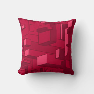 Funky Psychedelic Maroon Dekorativ kudde