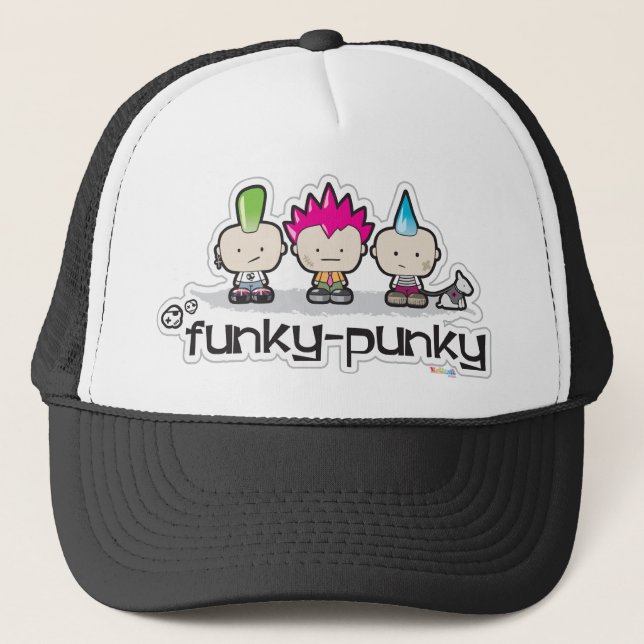 Funky-Punky hatt Truckerkeps (Framsida)