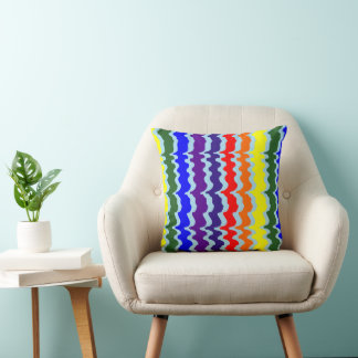 Funky Rainbow Dekorativ kudde