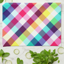 Funky Rainbow Play Mönster Kitchen Towel