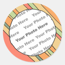 Funky Rand Anpassningsbar Photo Sticker